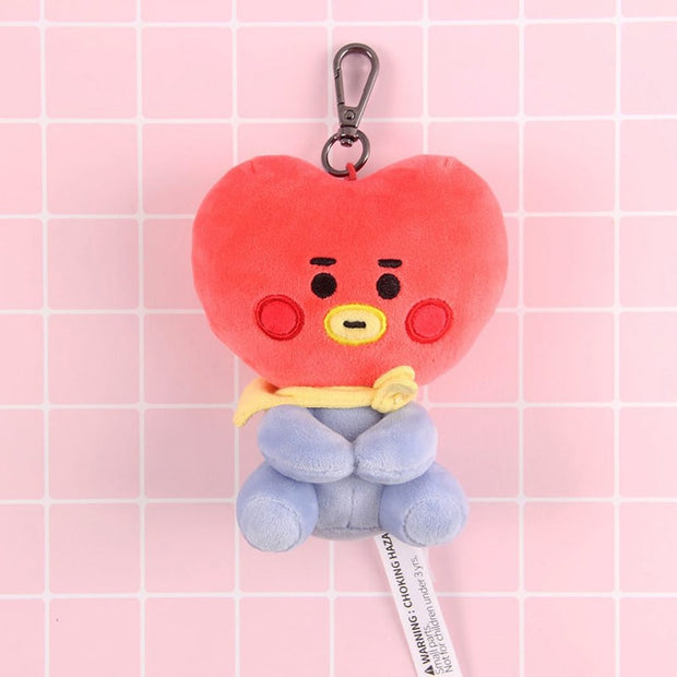 Baby BT21 Plush Sitting Doll Keychain