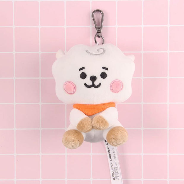 Baby BT21 Plush Sitting Doll Keychain