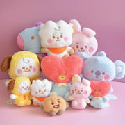 BTS Baby BT21 Fuzzy Sitting doll Plushies