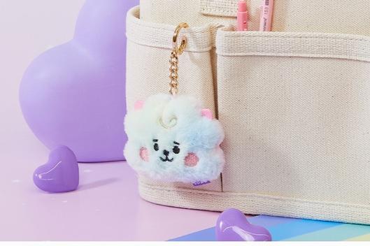 Baby BT21 Prism Face bag Charm doll