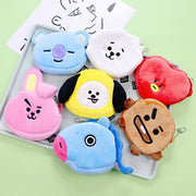 BT21 fuzzy coin purse
