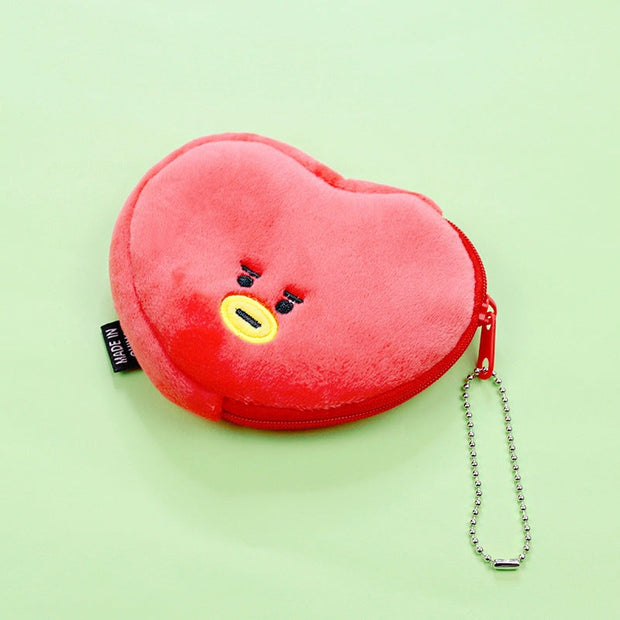 BT21 fuzzy coin purse