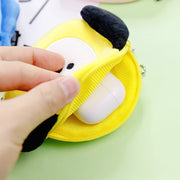 BT21 fuzzy coin purse
