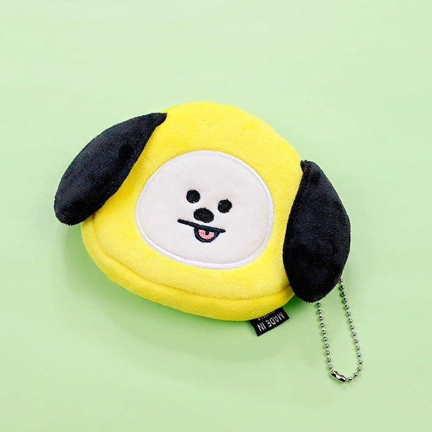 BT21 fuzzy coin purse