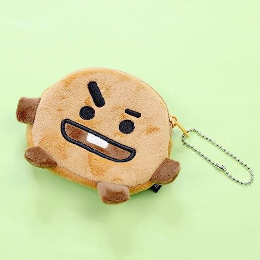 BT21 fuzzy coin purse