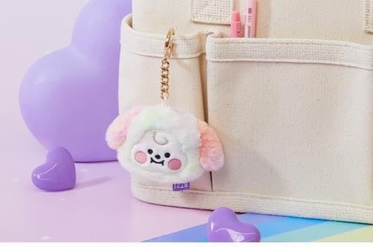 Baby BT21 Prism Face bag Charm doll