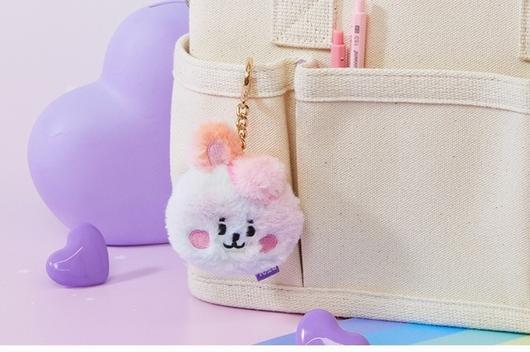 Baby BT21 Prism Face bag Charm doll